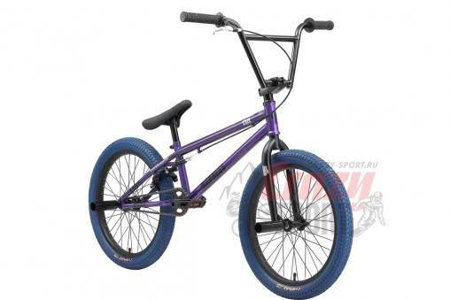 STARK Велосипед Madness BMX 4 серо-фиолетовый 2024