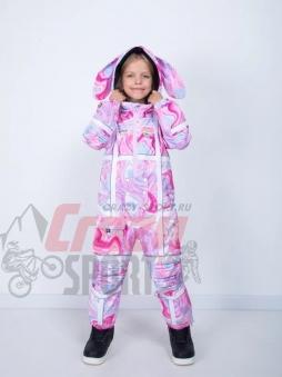 LUCKYBOO Комбинезон SPACE Series PINK RABBIT Размер M (116-128см) 23/24