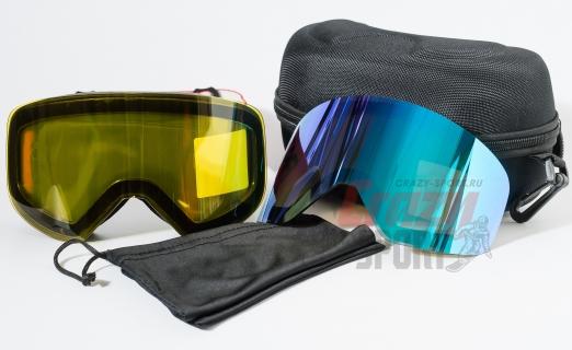 PAZZO Горнолыжная маска ITALIA Ribellione BLUE/BLACK/RED (22/23)