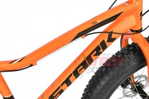 STARK Велосипед Rocket Fat 24.1 D оранжевый/черный 2024