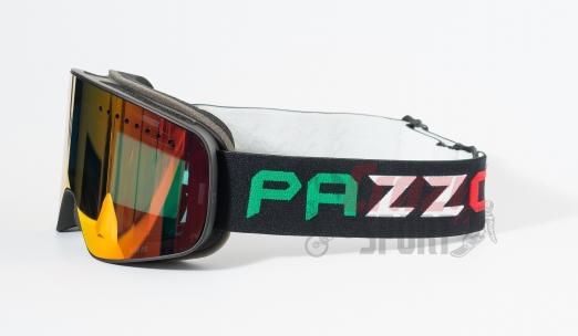 PAZZO Горнолыжная маска ITALIA Demon RED/BLACK/BLACK (22/23)