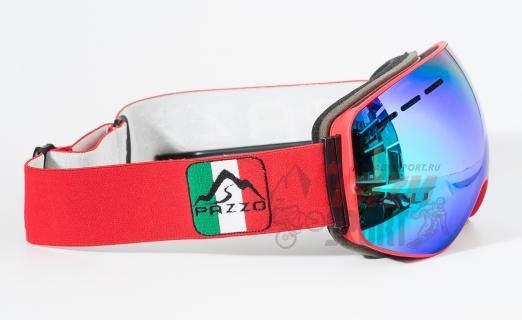 PAZZO Горнолыжная маска ITALIA Cometa BLUE/RED/RED (22/23)