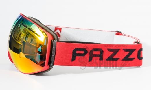 PAZZO Горнолыжная маска ITALIA Fuoco RED/RED/RED (22/23)