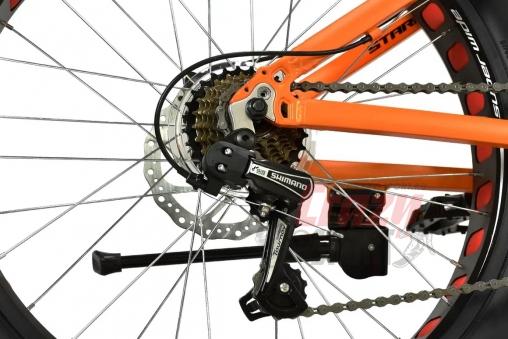 STARK Велосипед Rocket Fat 24.1 D оранжевый/черный 2024
