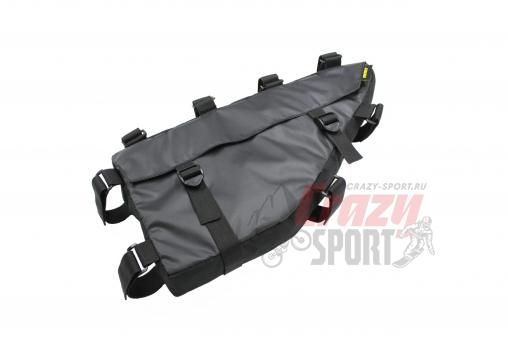 PROTECT Велосумка под раму, серия Bikepacking, р-р 46х24х6 см, цвет черный (555-678)