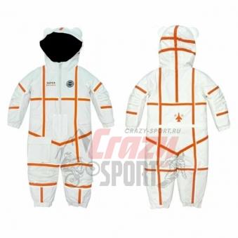 LUCKYBOO Комбинезон SPACE Series WHITE BEAR Размер L (128-140см) 23/24