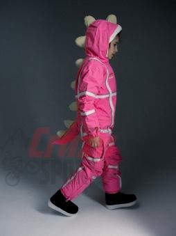 LUCKYBOO Комбинезон SPACE Series PINK DINOSAUR Размер M (116-128см) 23/24