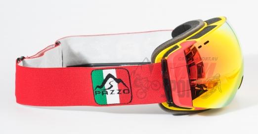 PAZZO Горнолыжная маска ITALIA Gioia RED/YELLOW/RED (22/23)