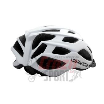 LOS RAKETOS Велосипедный шлем SPEEDY Matt White S-M  (55-58) арт 47418