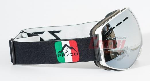 PAZZO Горнолыжная маска ITALIA Trucco BLACK/WHITE/BLACK (22/23)