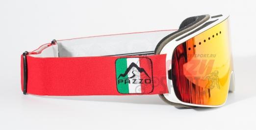 PAZZO Горнолыжная маска ITALIA Corsa RED/WHITE/RED (22/23)