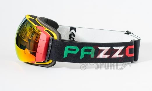 PAZZO Горнолыжная маска ITALIA Estate RED/YELLOW/BLACK (22/23)