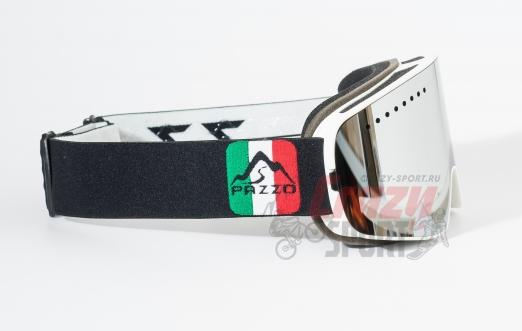 PAZZO Горнолыжная маска ITALIA Notte d'inverno SILVER/WHITE/BLACK (22/23)