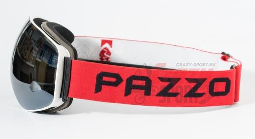 PAZZO Горнолыжная маска ITALIA Calcio BLACK/WHITE/RED (22/23)