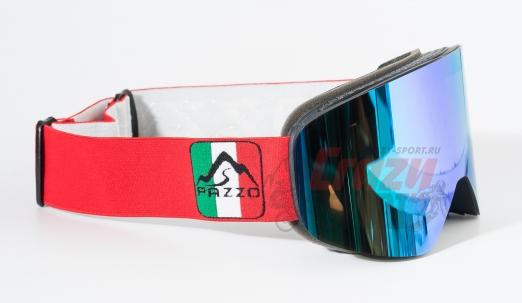 PAZZO Горнолыжная маска ITALIA Ribellione BLUE/BLACK/RED (22/23)