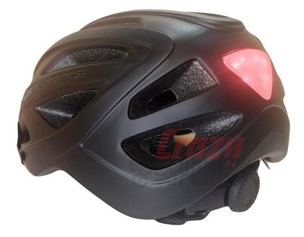 LOS RAKETOS Велосипедный шлем BLAZE BLACK-RED L-XL (54-59) арт 47453