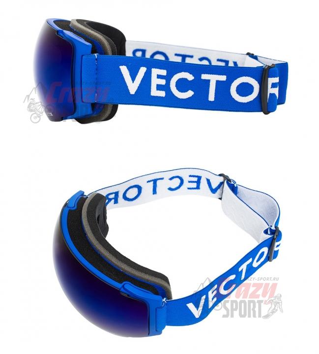 VECTOR Маска Blue Full HD Blue Lens + Original Case Size L (2018)