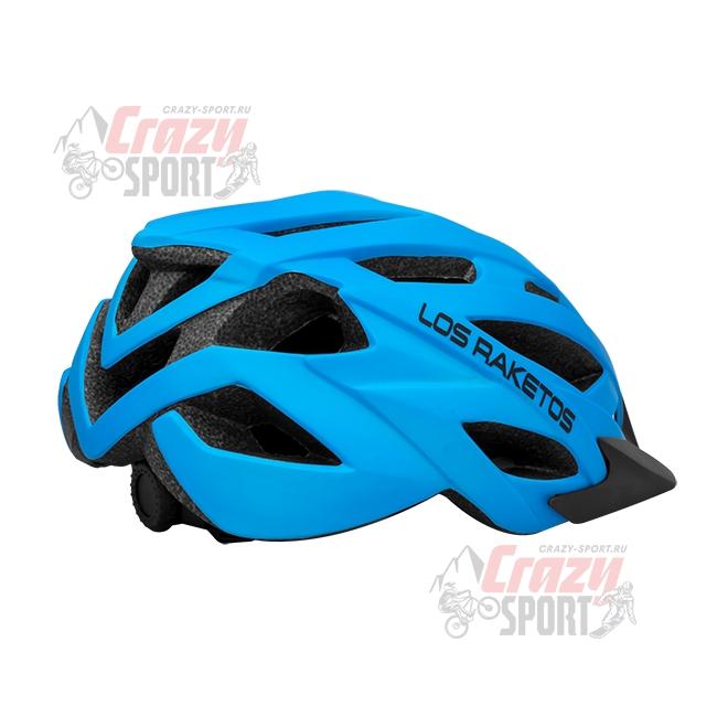 LOS RAKETOS Велосипедный шлем RAPID Neon Blue L-XL (58-61) арт 47429