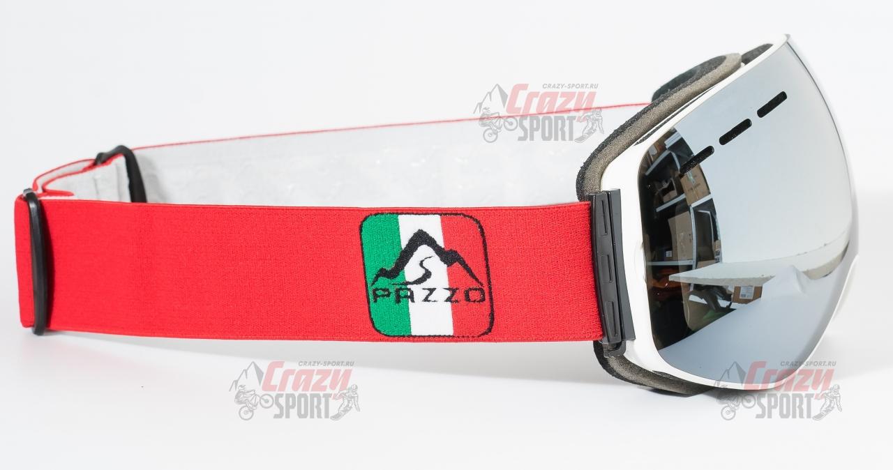 PAZZO Горнолыжная маска ITALIA Calcio BLACK/WHITE/RED (22/23)