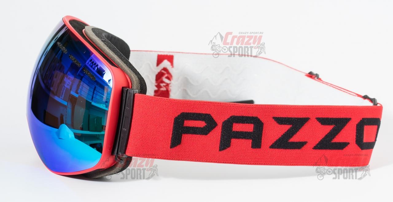 PAZZO Горнолыжная маска ITALIA Cometa BLUE/RED/RED (22/23)