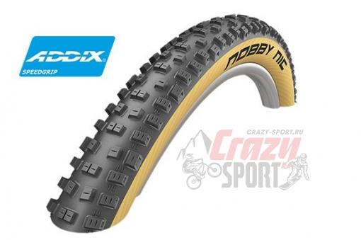 SCHWALBE Покрышка (11601069) NOBBY NIC Evo, LiteSkin, Folding, 57-622 B/CL-SK HS463 Addix Spgrip 67E