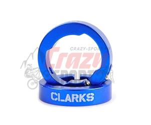CLARK`S Руч./фиксаторы 3-301 кольцевые СLR алюм. анодир. синие