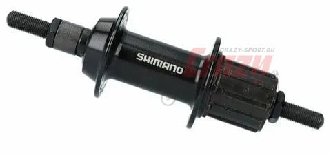 SHIMANO Втулка задн. TY500,  7ск., 32отв., OLD:135мм, на гайках, цв. черный (EFHTY5007EZ)