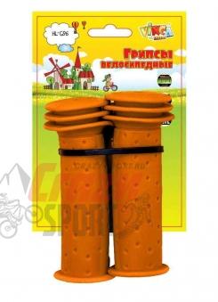 VINCA SPORT Грипсы детские H-G 96 orange длина102мм, материал -  резина, цвет - оранжевый