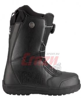 TERROR SNOW Ботинки сноуборд CREW FITGO Black (Размер 44RU/29,5см)