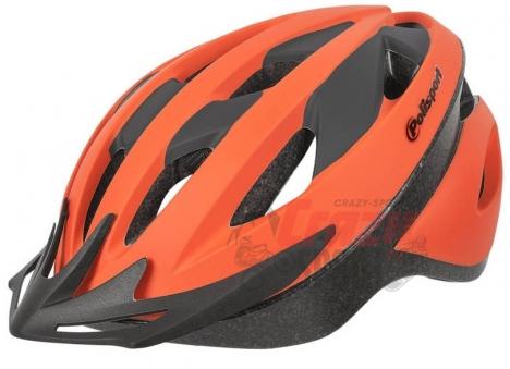 POLISPORT  Шлем Sport ride (L=58/62), orange/black matte