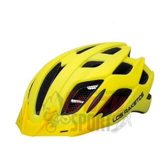 LOS RAKETOS Велосипедный шлем SPEEDY Fluo Yellow S-M  (55-58) арт 47420