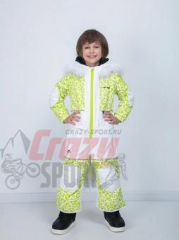 LUCKYBOO Комбинезон Animal Series-GREEN LEPARD Размер S (104-116см) 23/24