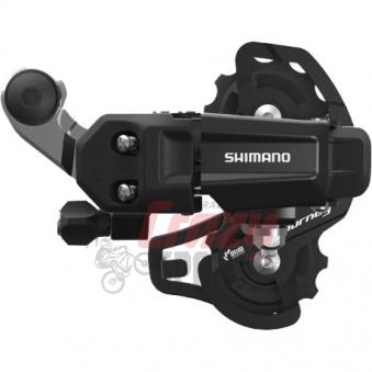 SHIMANO Перек-ль задний Tourney, TY200, GS, 6/7ск. для 14-28T, крепление на болт, цв. черн., б/уп.