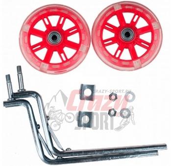 VINCA SPORT Колеса приставные HRS 03 red, усил. стойки - сталь на 12