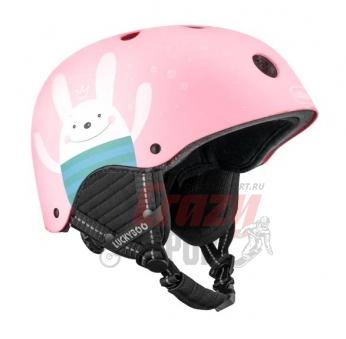 LUCKYBOO Шлем PLAY S (52-54 см) Розовый