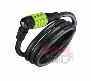 MERIDA Замок противоугонный 4 Digits Combination Cable Lock 90см*8мм, 220гр (2134002606)