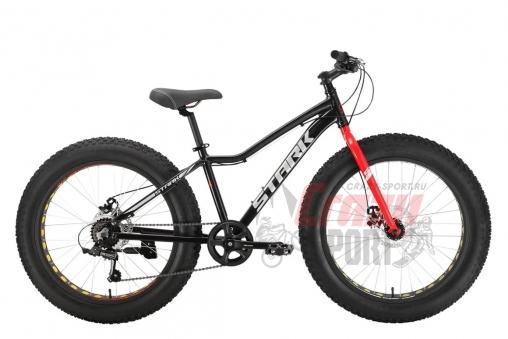 STARK Велосипед Rocket Fat 24.1 D  черный/красный 2024