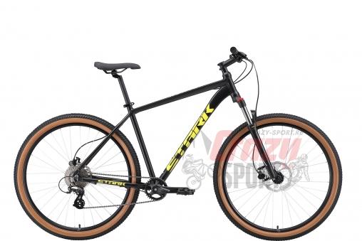 STARK Велосипед Hunter 29.3 HD черный/желтый 2024 Размер: M