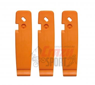 SKS Монтировки 0-11627 пластиковые SKS-11627 с крючками эргон. (комплект 3шт) оранж. Германия