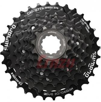SHIMANO Кассета Shimano, CS-HG200, 8ск, 12-32T без упаковки