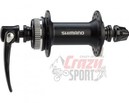 SHIMANO Втулка передн. Shimano Alivio, M4050, 36 отв, C.Lock, черн., QR 133мм, цв. черн.