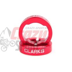 CLARK`S Руч./фиксаторы 3-305 кольцевые СLR алюм. анодир. красные