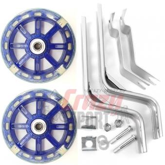VINCA SPORT Колеса приставные HRS 03 blue, усил. стойки - сталь на 12