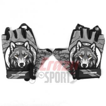 VINCA SPORT Перчатки велосипедные, WOLF,черные, VG-930 Wolf black(M)
