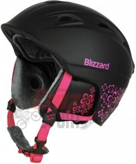 BLIZZARD Шлем  Viva Demon Black matt/Magenta flowers (56-59см)