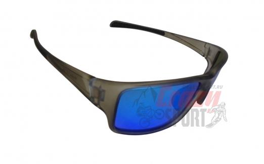 RED SUN Очки спортивные, линзы синий, поликарбонат, серый R5049C5 (Polarized)