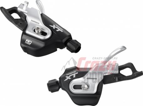 SHIMANO Шифтер XT, M780-B-I, лев/пр, 2/3x10ск, тр.+оплетк