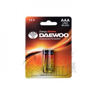 DAEWOO Элемент питания LR3 ENERGY Alkaline BL-2 AAA упак 2шт