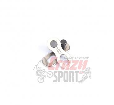 Замок цепи  Silver (для 10скор.) OEM (2018)