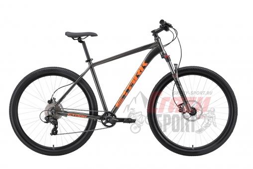 STARK Велосипед Hunter 29.2 HD графитовый/оранжевый 2024 Размер: M